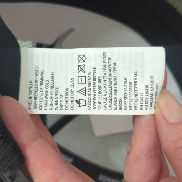 NWOT PrAna Journeyman Flat Brim Eagle Eye Trucker Hat, Color Slate/Green O/S - Picture 10 of 10